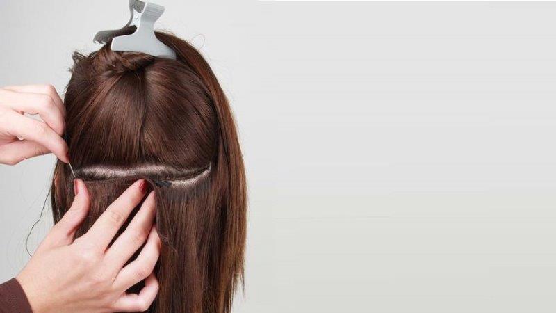 How to put on wefts of remy hair extensions
