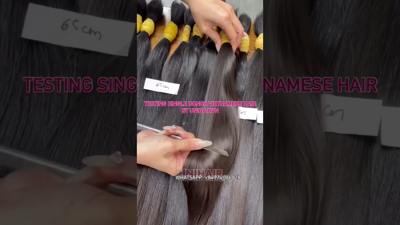 Bulk hair material selection video