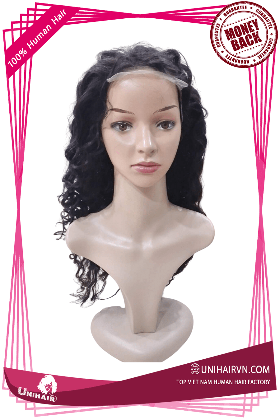 Real Human Hair Wigs - Unihairvn- Vietnam Natural Hair Factory