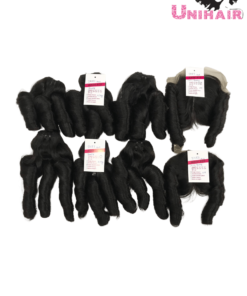 Super Double Drawn Bouncy Curly Remy Weft Hair