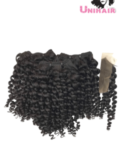 Double Drawn Deep Curly Remy Weft Hair