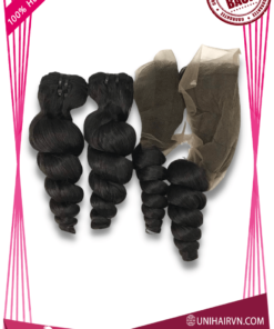 Double Drawn Loose Curly Remy Weft Hair