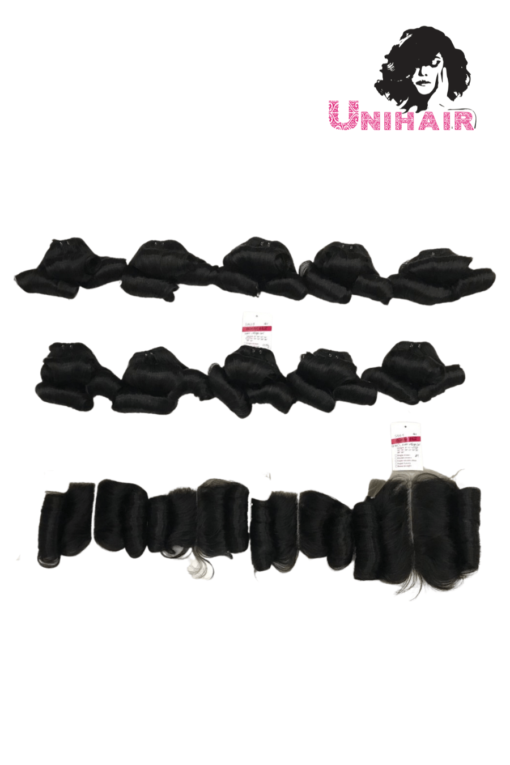 Double Drawn Magic Curly Remy Weft Hair