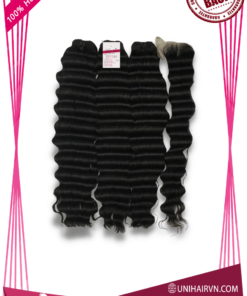 Super Double Drawn Deep Wave Remy Weft Hair