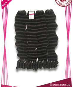 VietNamese Super Double Drawn Fancy Curly Remy Weft Hair
