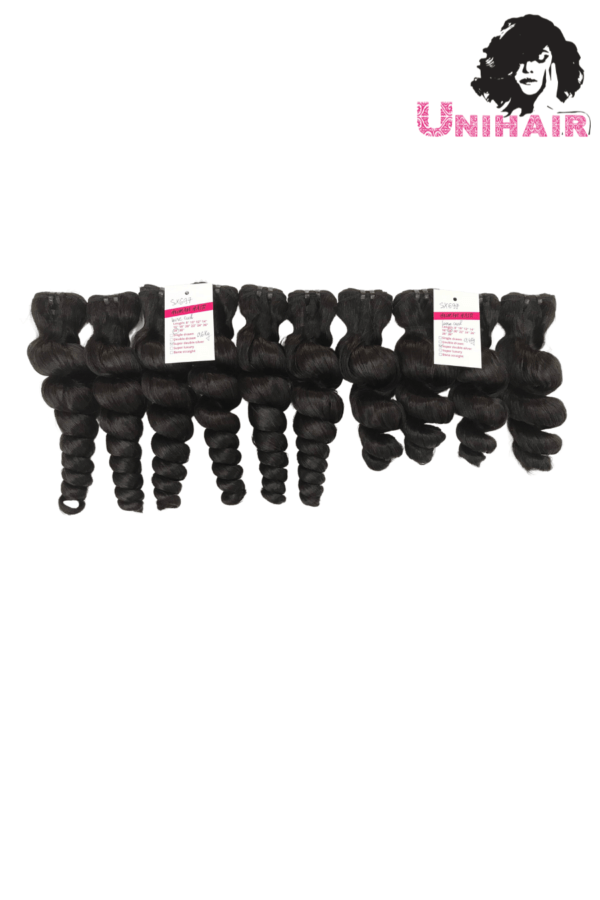 VietNamese Super Double Drawn Loose Curly Remy Weft Hair