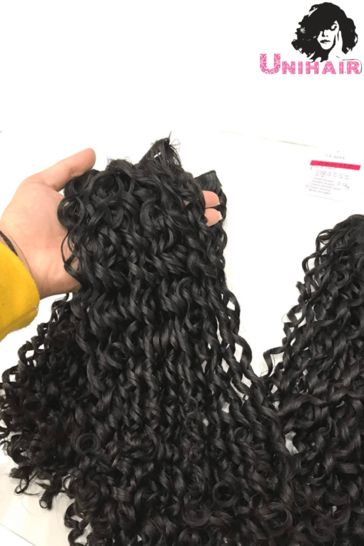VietNamese Super Luxury Pixie Curly Remy Weft Hair