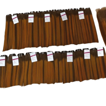 Orange Piano Color Original 100% Human Bone Straight Hair