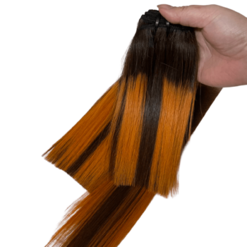 Orange Piano Color Original 100% Human Bone Straight Hair
