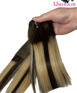 Piano Color Original Human Bone Straight Hair