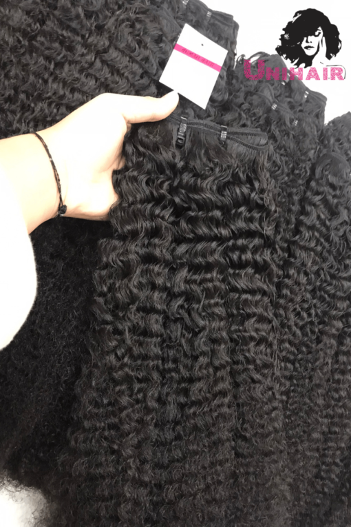 VietNamese Super Luxury Kinky Curly Remy Weft Hair