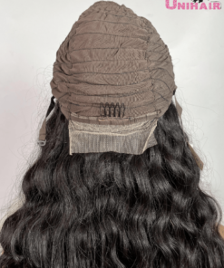Black Natural Color Deep Curly Closure 4x4 Wigs