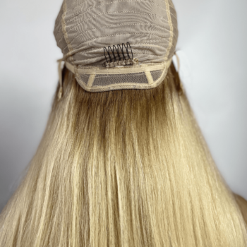 Ombre Brown #613 Bone Straight Closure 5x5 Wigs