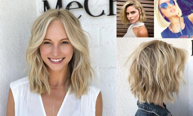 Long Blonde Bob Hairstyle