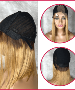 lace-closure-2x6-wig-bone-straight-dark-blonde-color-with-12-inch