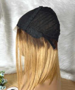 lace-closure-2x6-wig-bone-straight-dark-blonde-color-with-12-inch