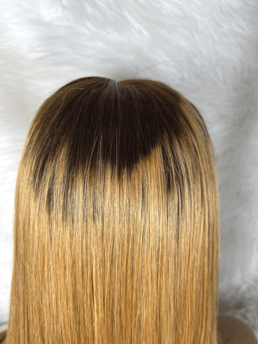 lace-closure-2x6-wig-bone-straight-dark-blonde-color-with-12-inch