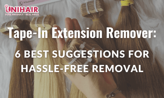 Tape-in extension remover