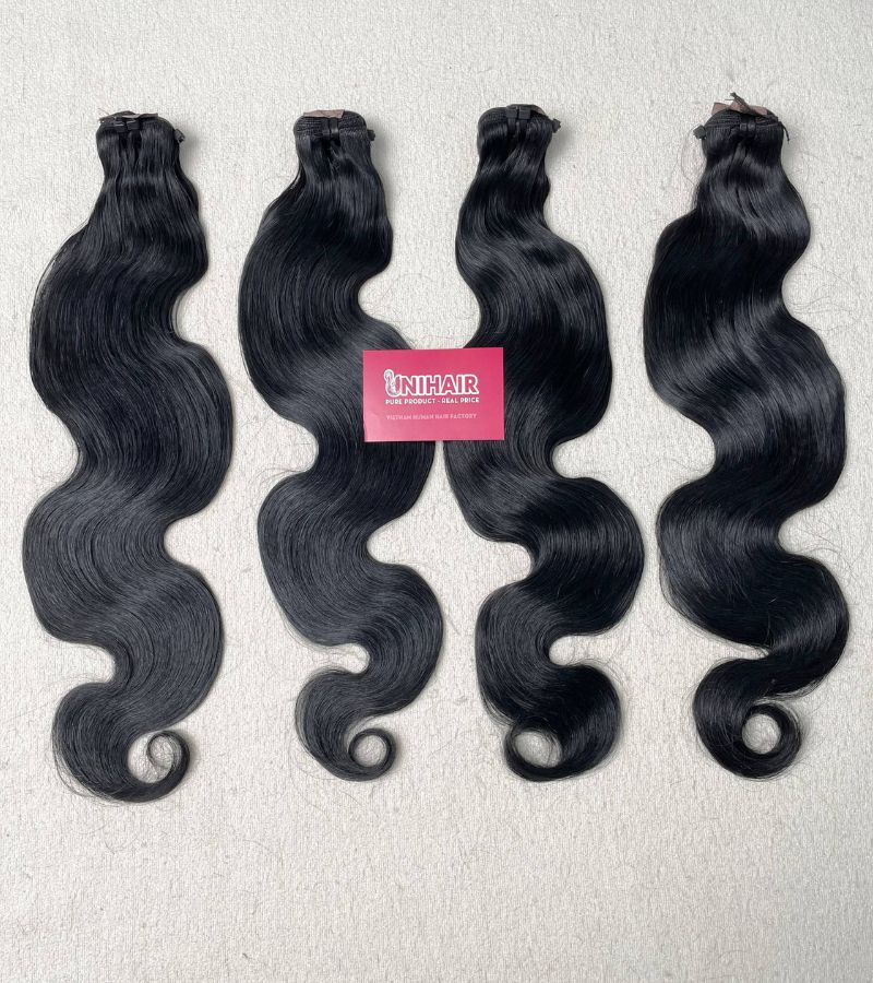 Body Wave Raw Hair Bundles Wholesale | 100% Raw Vietnamese Hair 3 Body Wave Raw Hair Bundles