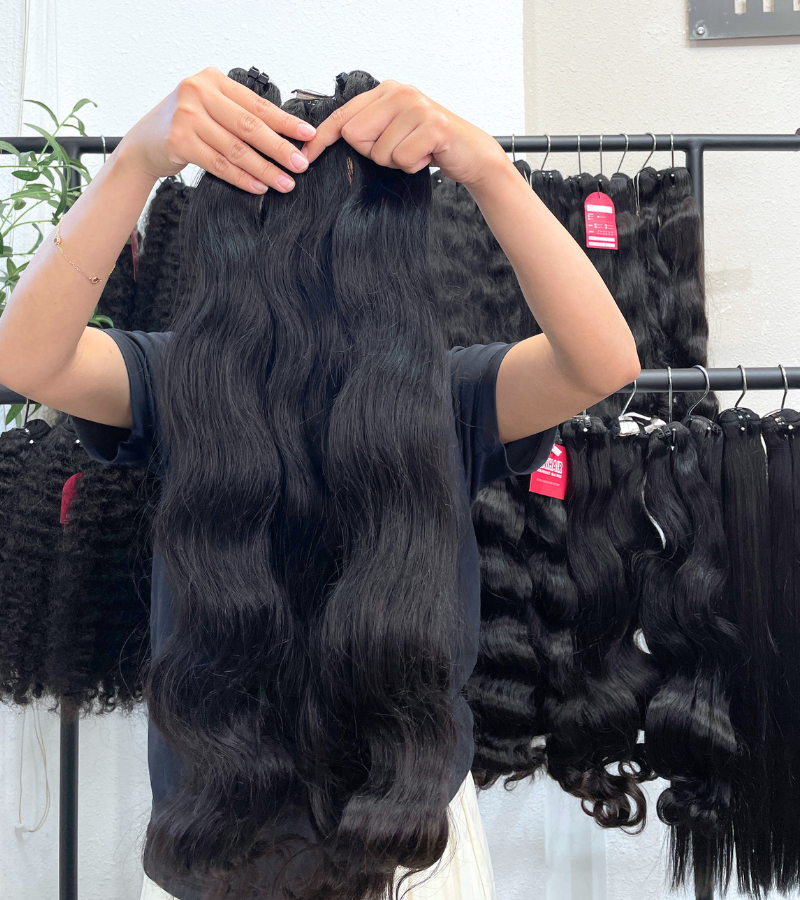 Natural Wavy Hair | 100% Raw Vietnamese Human Hair Wholesale 1 Natural Wavy Hair