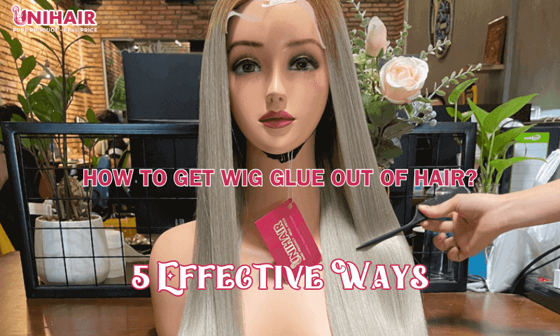 how to get wig glue out of hair