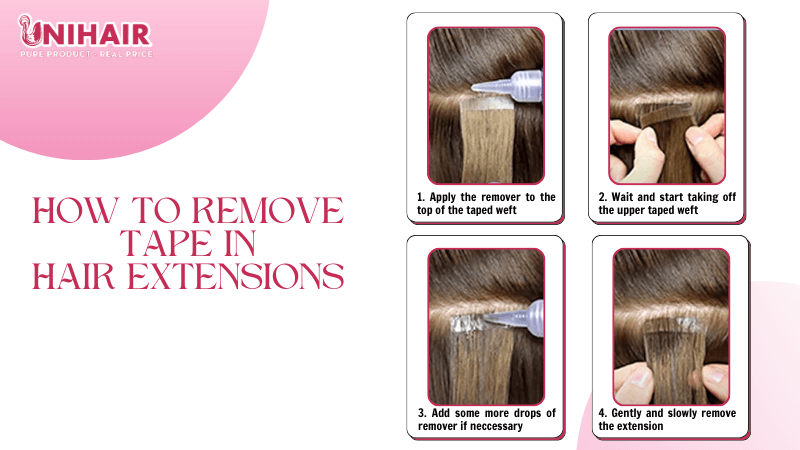 Tape In Hair Extensions Removal Guide 