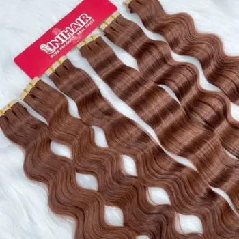 normal tape in 33 color natural wavy hair