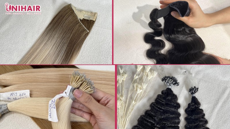 halo ponytail nano micro ring hair