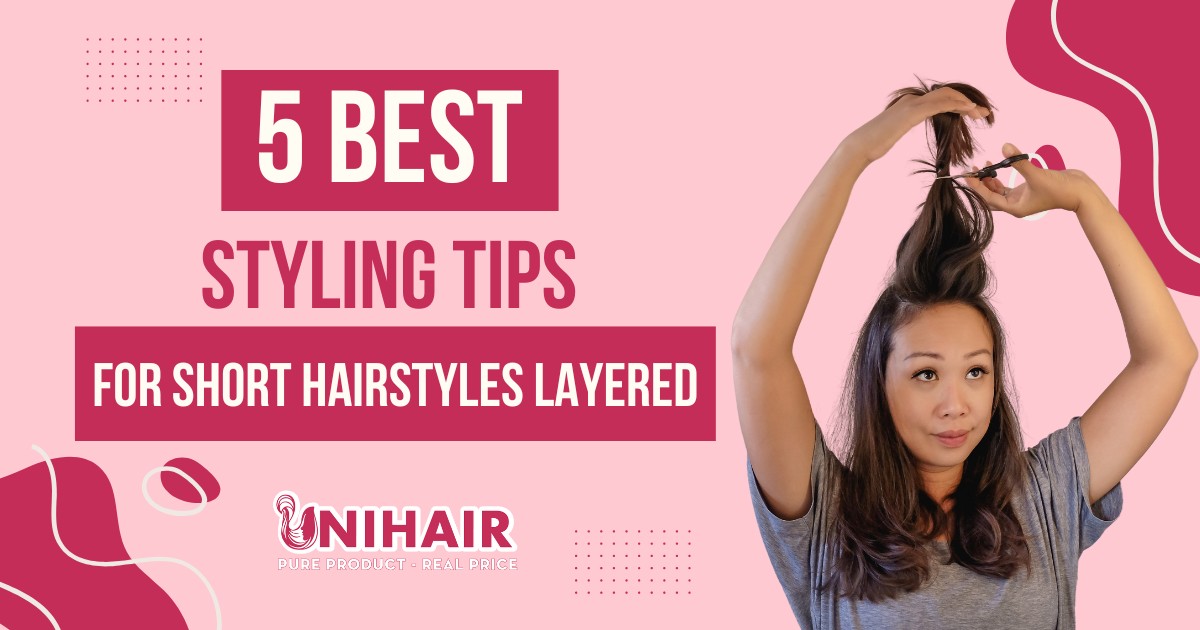 short hair styles layered