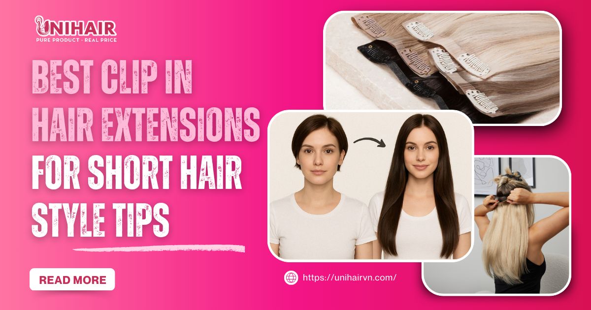 Best Clip In Hair Extensions for Short Hair - Style Tips