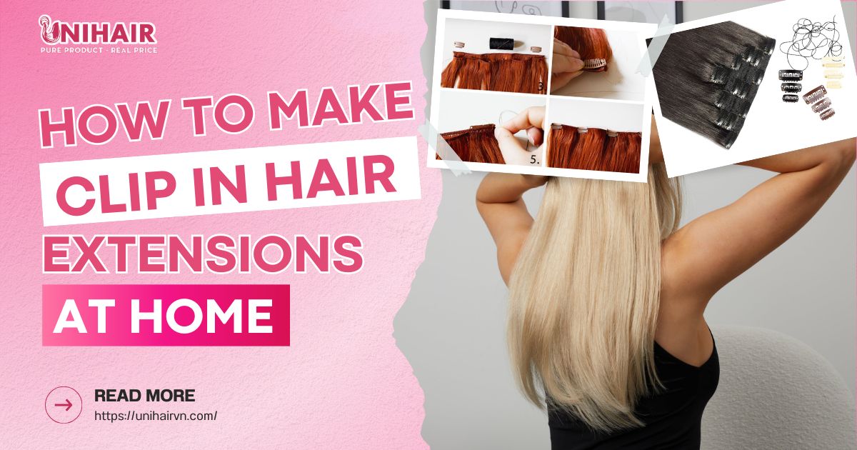 how to make clip in hair extensions