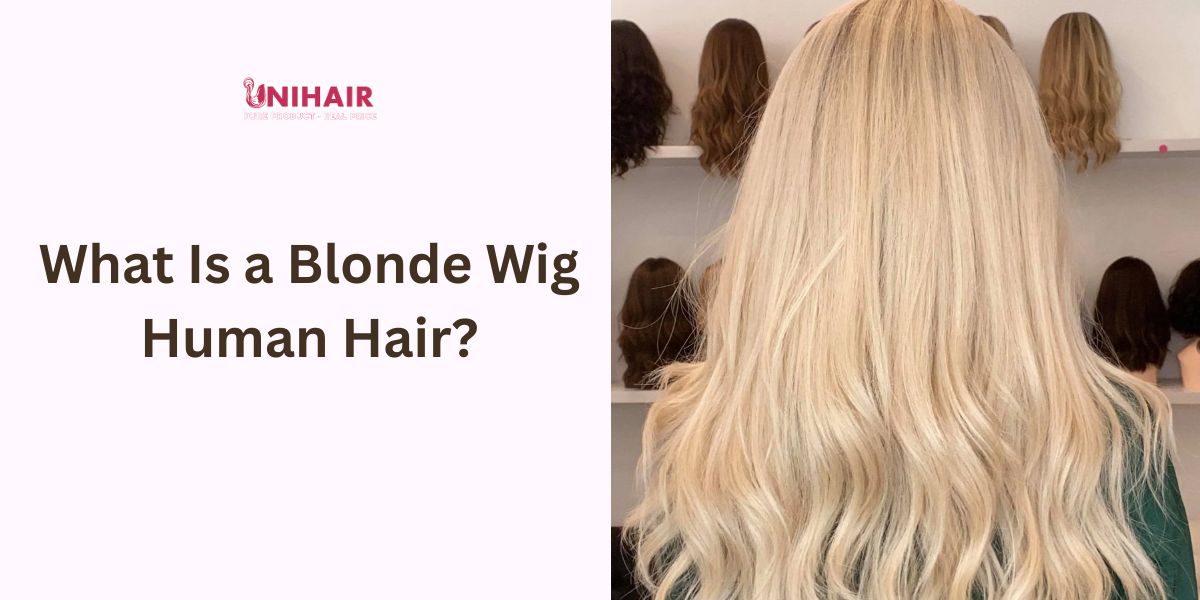 blonde wig human hair