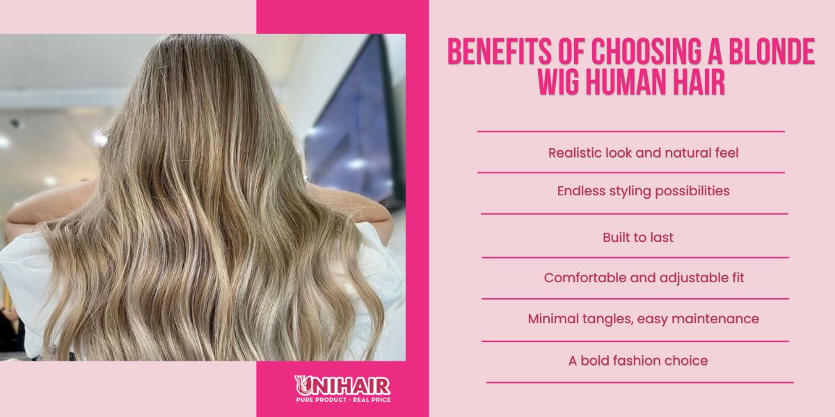blonde wig human hair