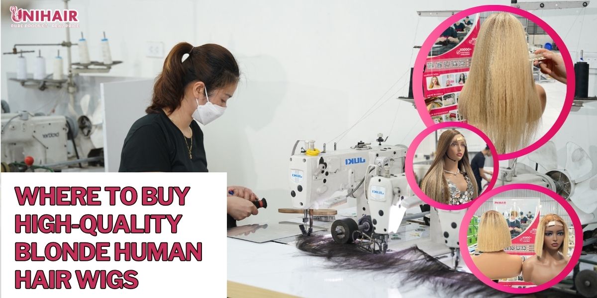 blonde wig human hair