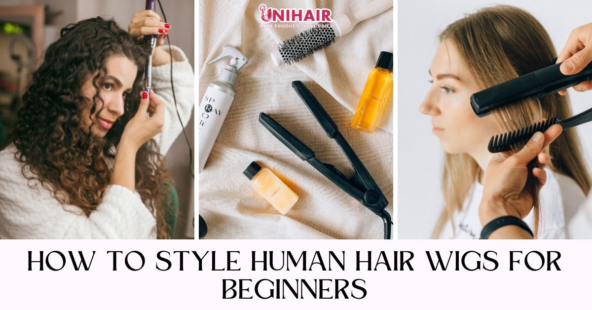 How to Style Human Hair Wigs: 8 Trendy Looks to Try 2 How to Style Human Hair Wigs for Beginners