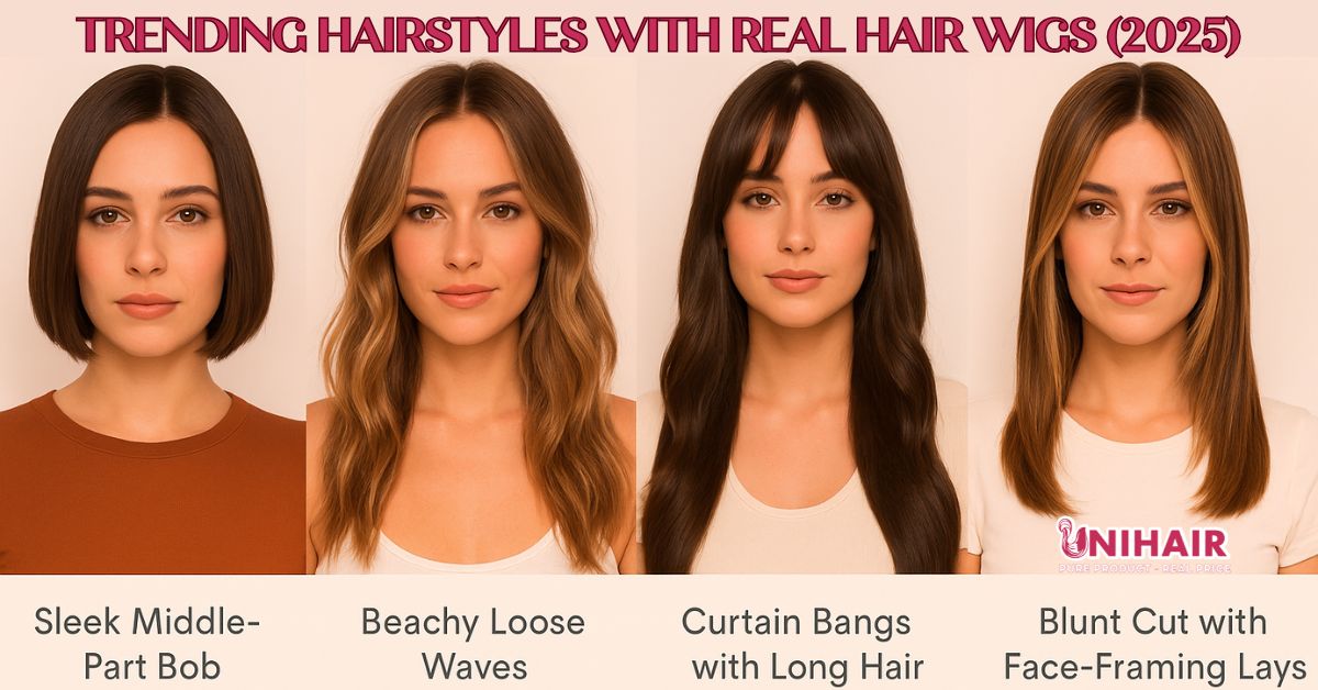 Explore Real Hair Wigs for Women with a Natural Look 5 real hair wigs for women