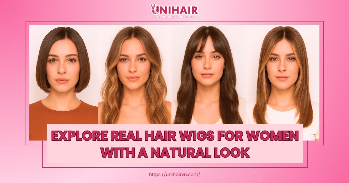 real hair wigs for women