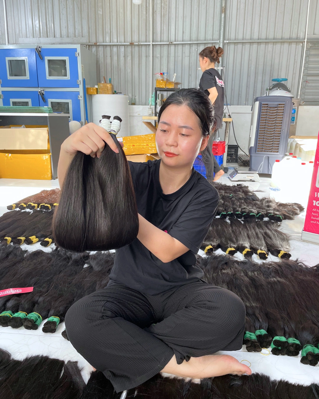 Cabelo Bulk Remy do Vietnã