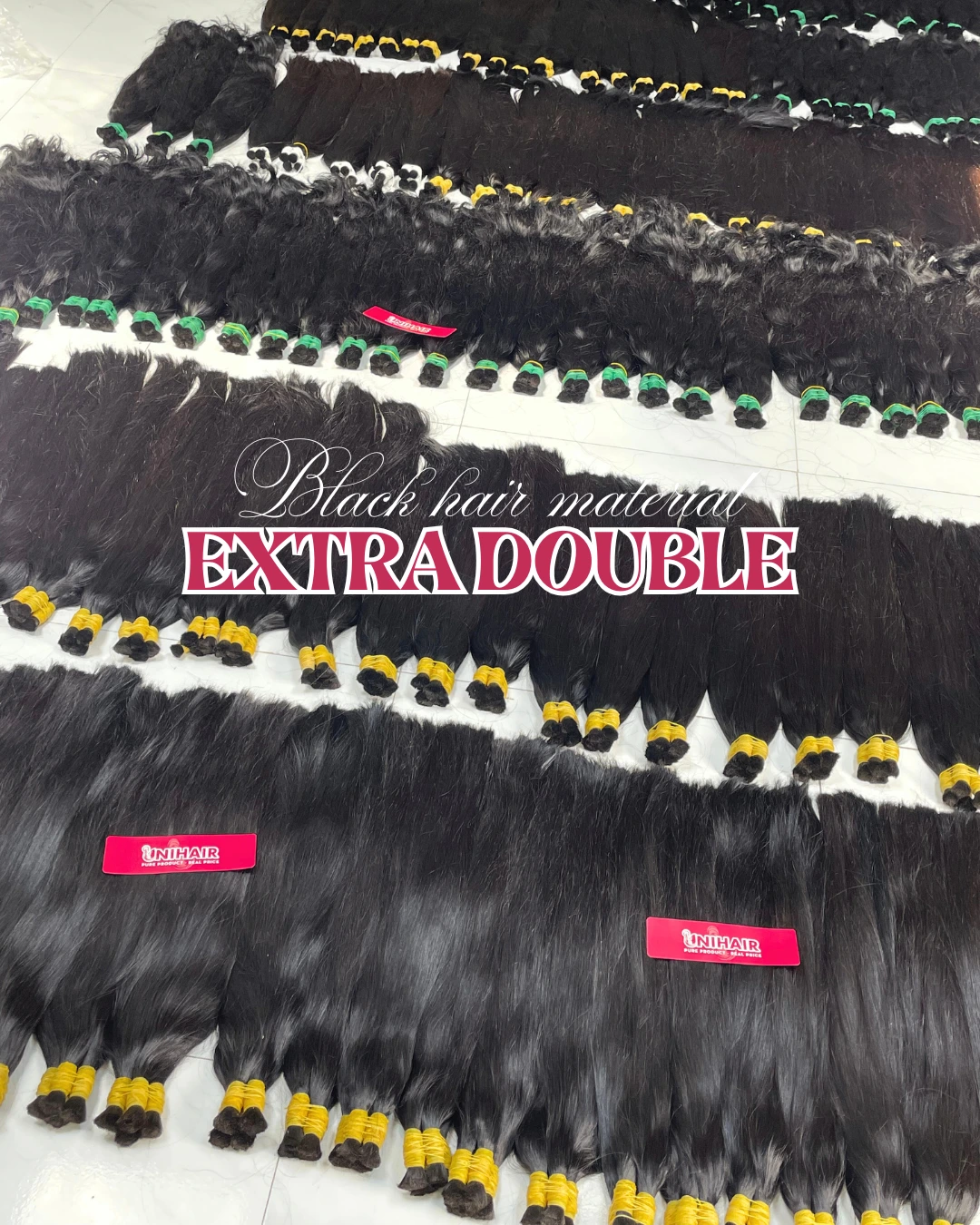 Cabelo Bulk Remy do Vietnã