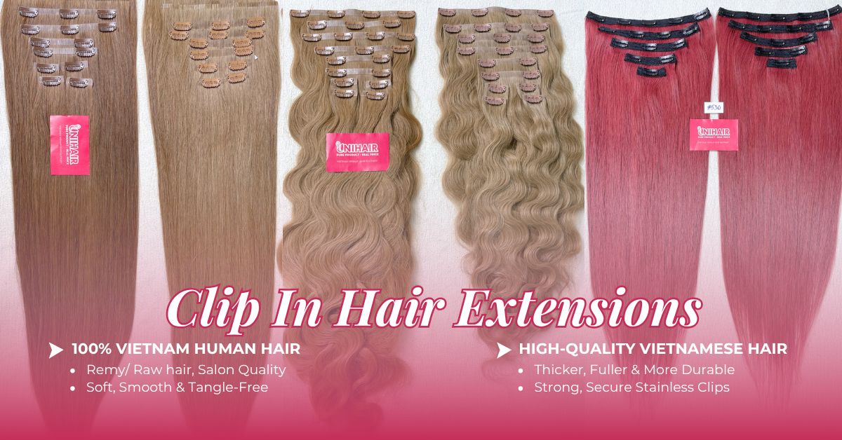 Unihairvn Clip-In Hair Extensions Unihairvn Clip-In Hair Extensions