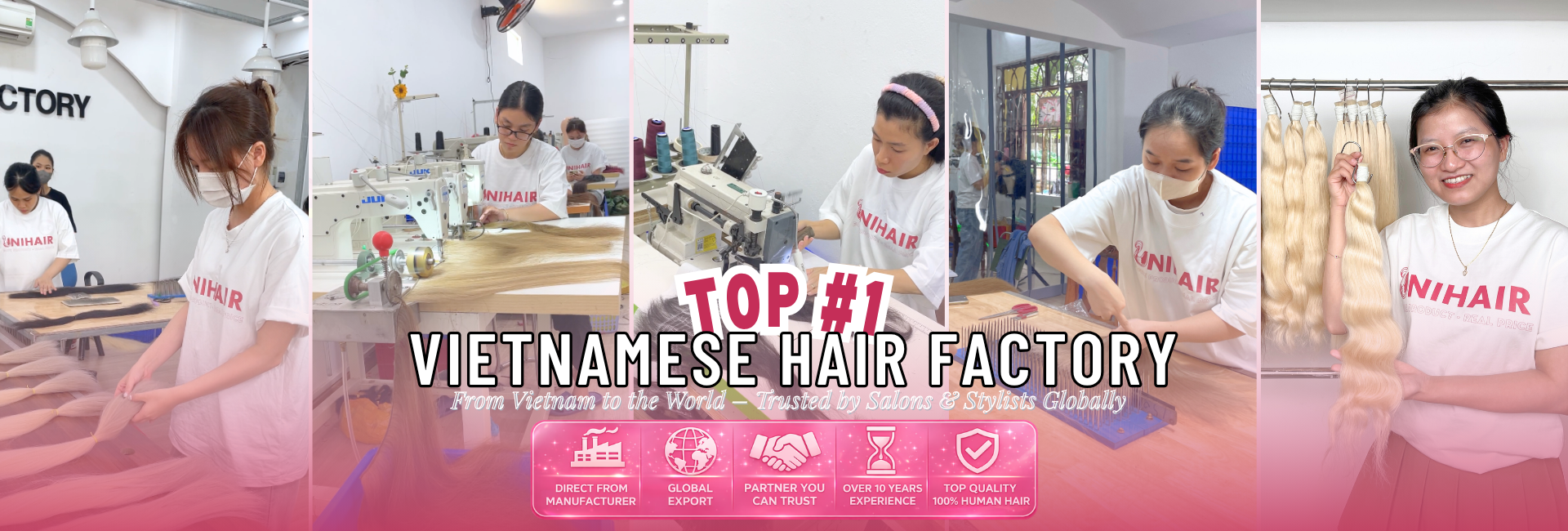 Unihairvn Vietnamese hair factory