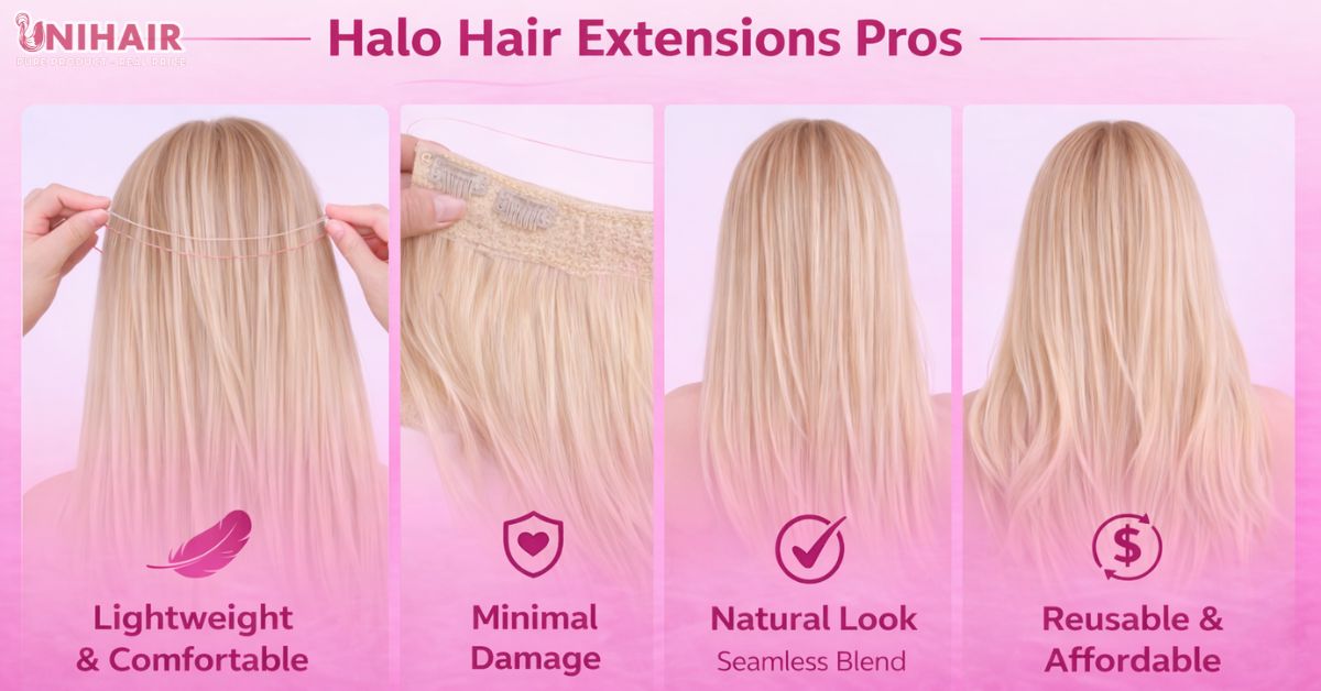 halo hair extensions