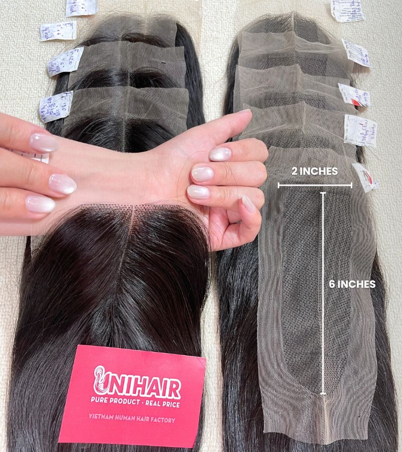 Closures & Frontals Vietnam Human Hair image 16 showing technical specifications detail by Unihairvn Vietnam hair factory Closures & Frontals Vietnam Human Hair image 16 showing technical specifications detail by Unihairvn Vietnam hair factory