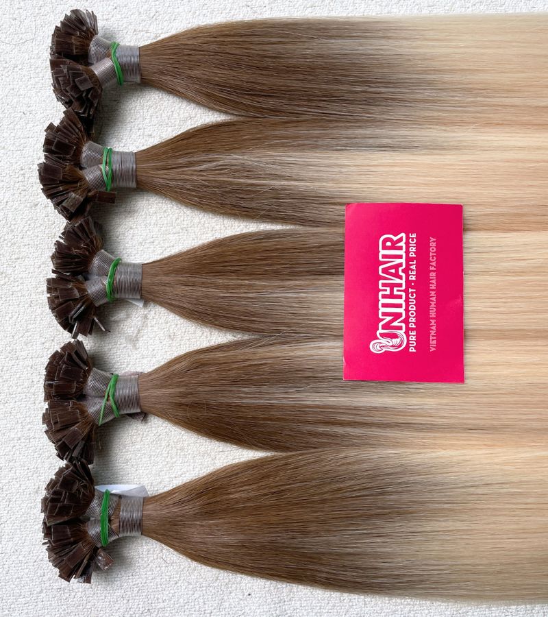 #4/1001 Flat Tip Hair Extensions | Wholesale Vietnamese Human Hair 2 #4/1001 Flat Tip Hair Extensions