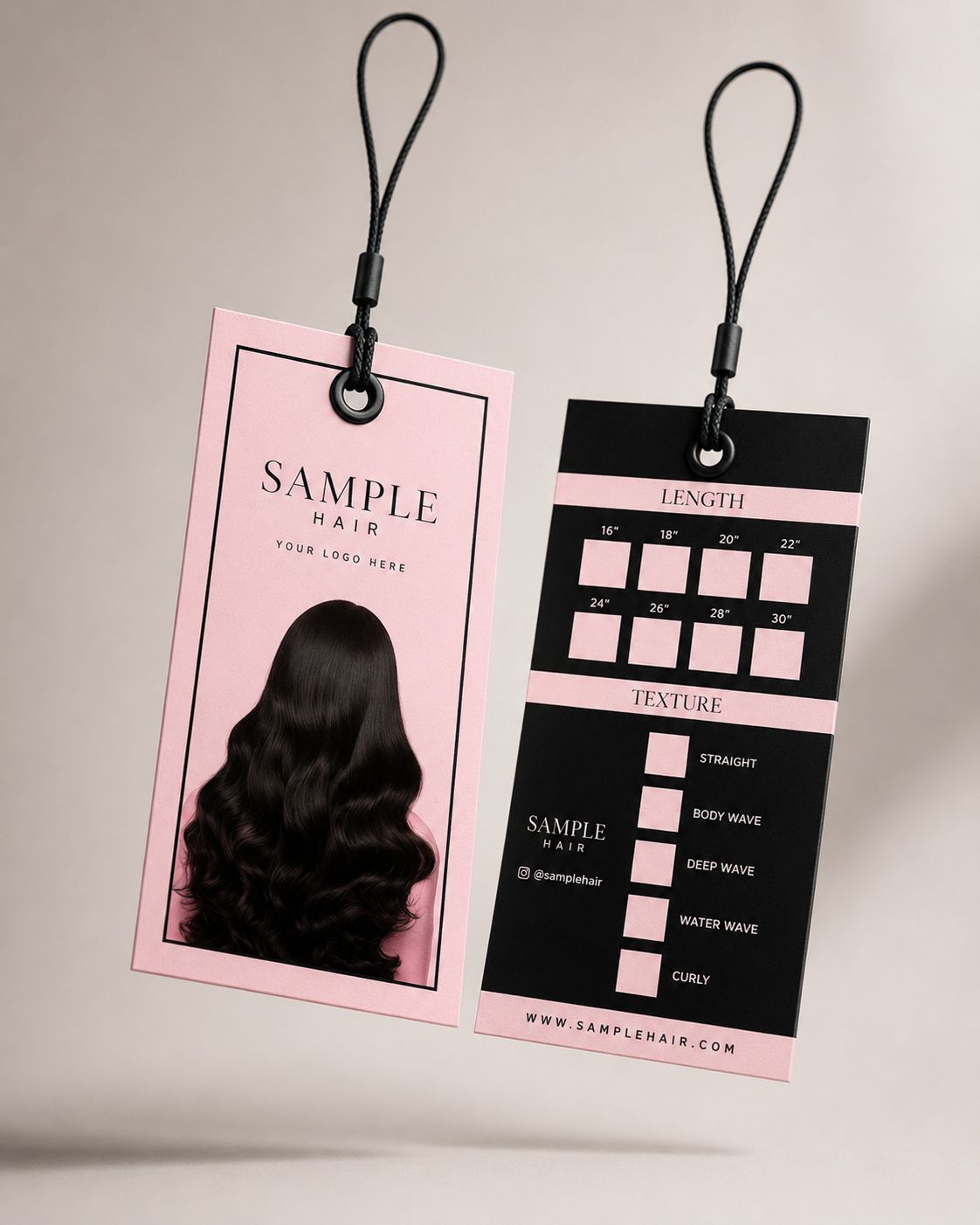 Dropshipping Hair Vendors for Wigs & Extensions | Private Label Packaging 72 Custom tag bundle