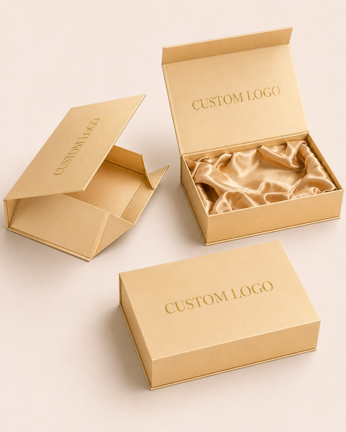 Luxury Foldable Magnetic Hair Packaging Box with Satin Inside | Unihairvn 1 Luxury Foldable Magnetic Hair Packaging Box with Satin Inside | Unihairvn