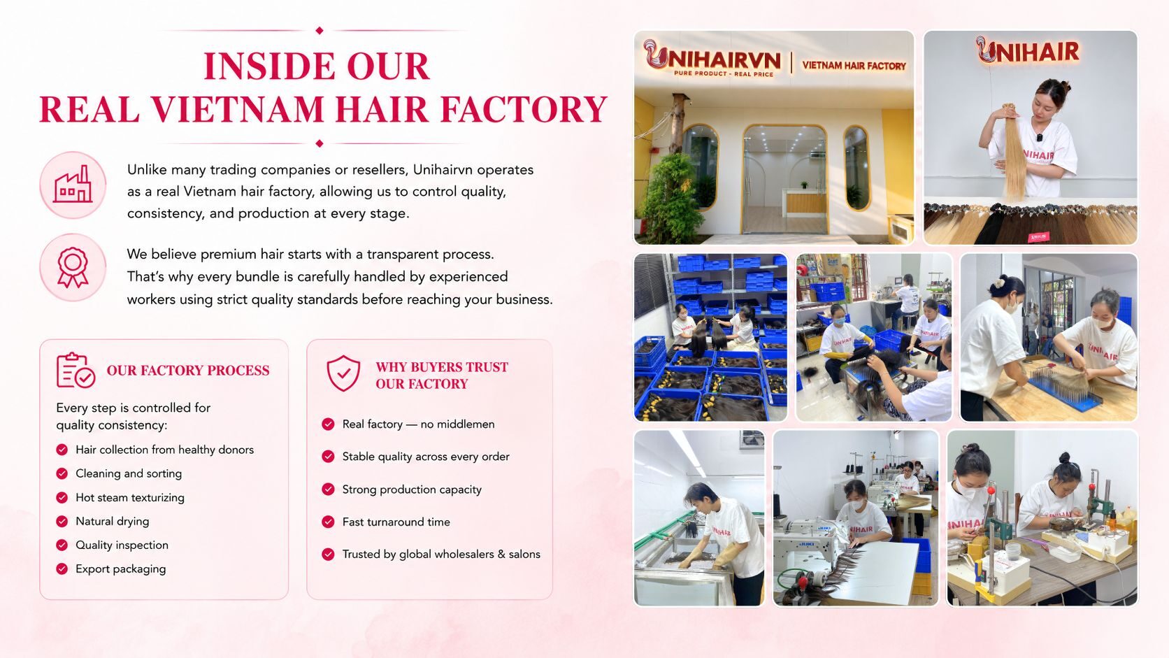 Inside Our Real Vietnam Hair Factory