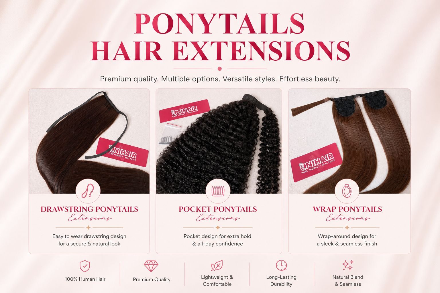 Ponytails Hair Extensions
