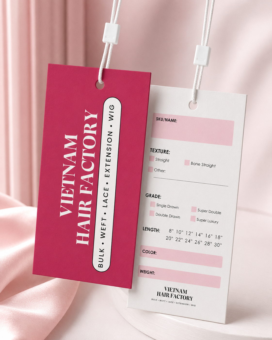 Custom Hair Hang Tags For Wigs & Hair Extensions | Unihairvn 4 Custom Hair Hang Tags For Wigs & Hair Extensions | Unihairvn - Image 4
