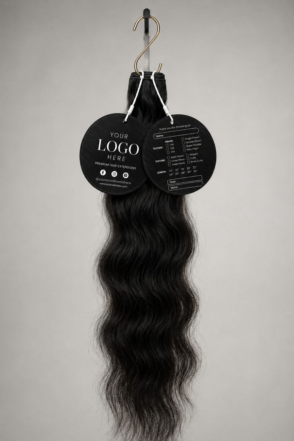 Custom Hair Hang Tags For Wigs & Hair Extensions | Unihairvn 8 Custom Hair Hang Tags For Wigs & Hair Extensions | Unihairvn - Image 8